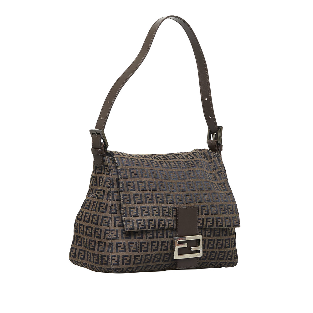 FENDI Zucchino Mamma Forever Shoulder Bag - Picture 2 of 9
